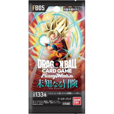 Dragon Ball - FB05 Fusion World New Adventure Booster Pack