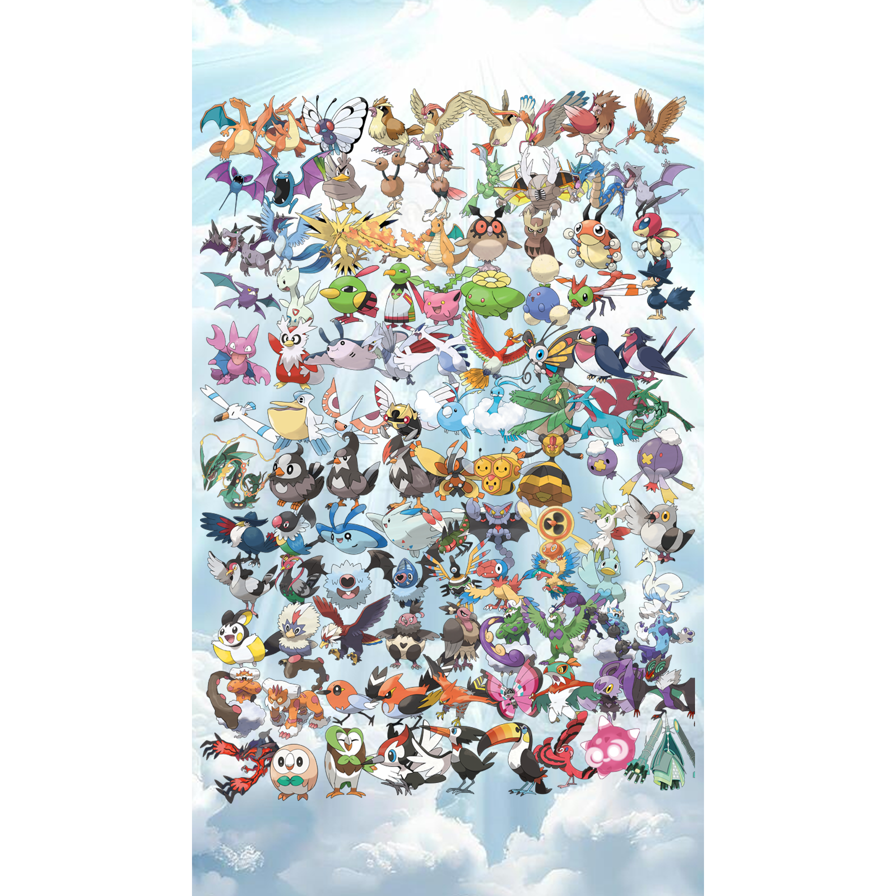 Pokemon - Flying 10s - Gradert Mystery Event (20 spots)