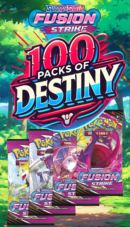 Pokemon - Fusion Strike - 100 Booster Packs - SPEED RUN - Skip the Line