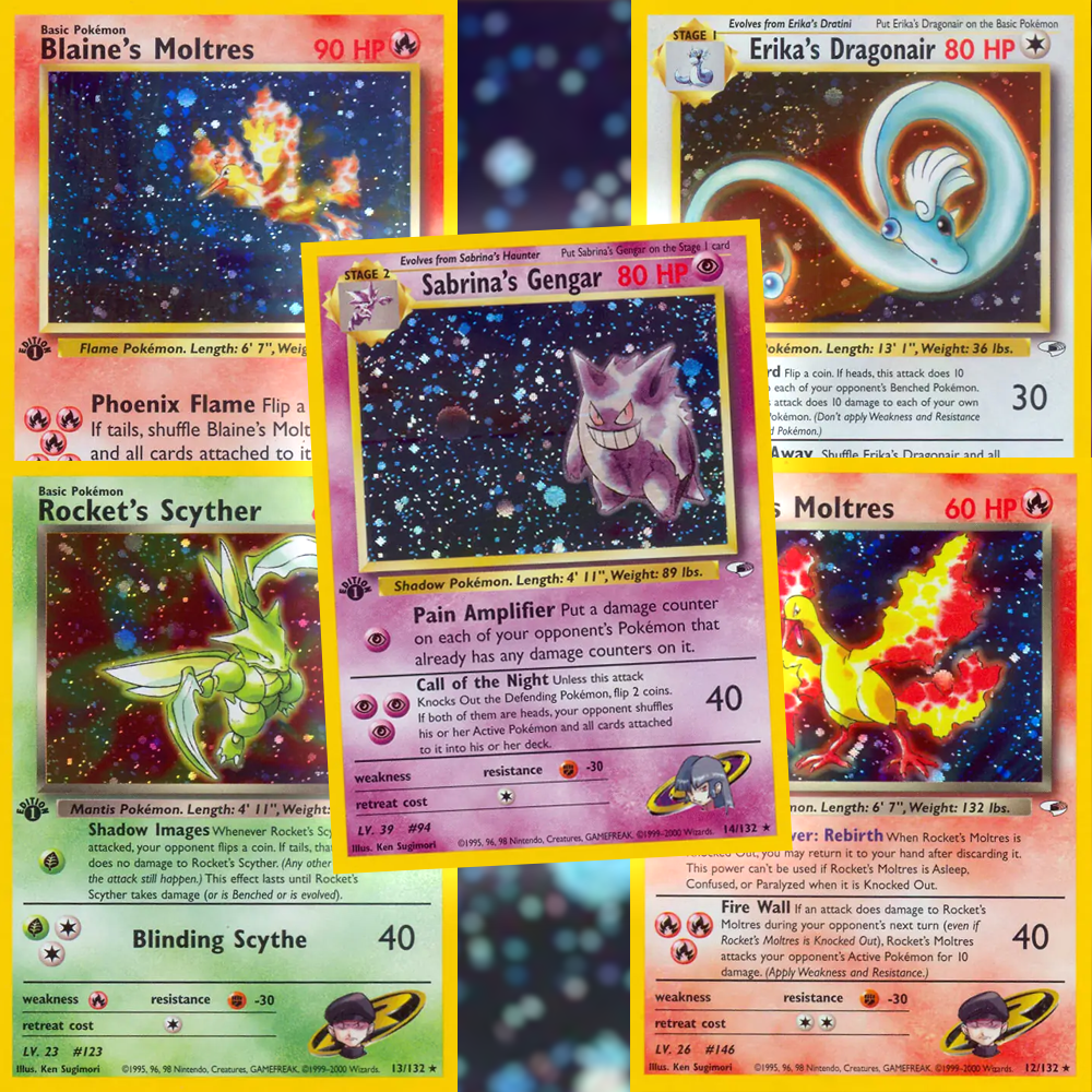 Pokemon - Gym Heroes 1. Edition (2000) - Booster Pack - ÅPNET LIVE (Fra Box Break 02.01.26)