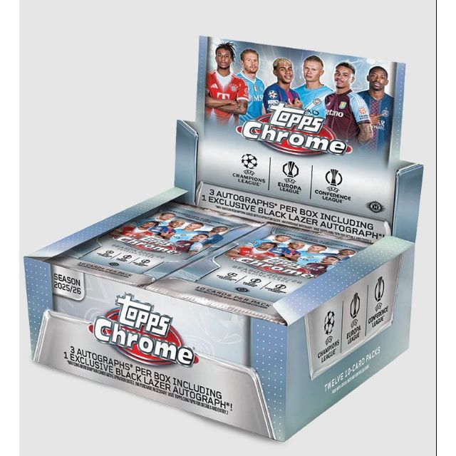 Topps Chrome UCC Season 2025/26 Jumbo Boks