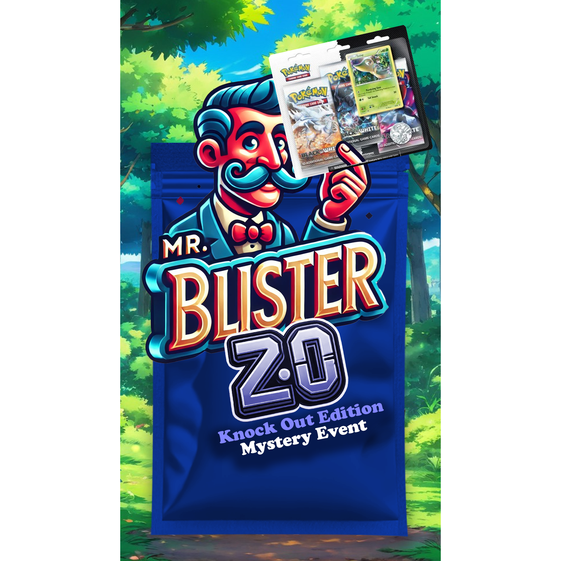 Pokemon - Mr. Blister 2.0 Knock Out Edition Mystery Event (200 Spots)
