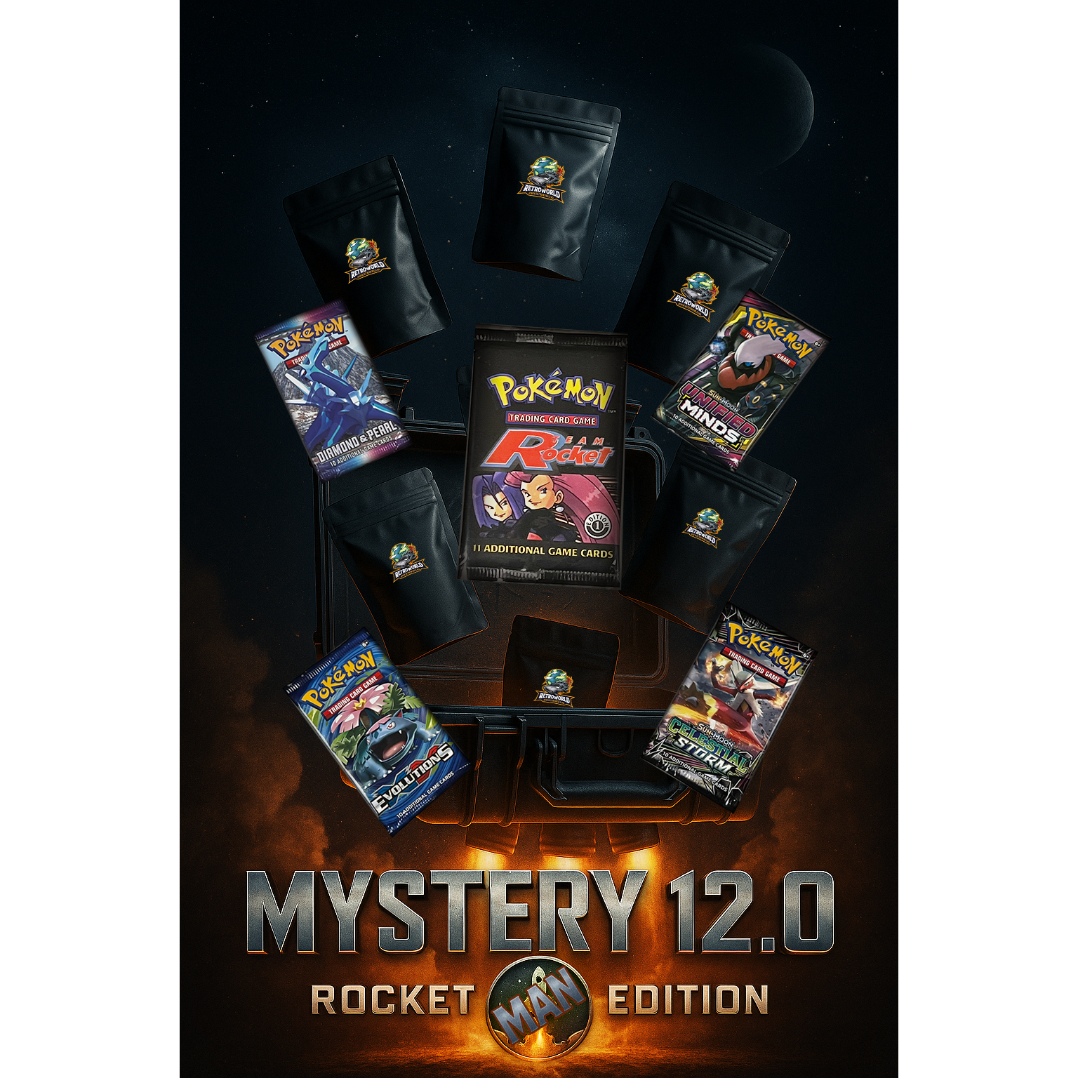 Pokemon - Retro World Mystery 12.0 Rocket Man Edition (50 spots)