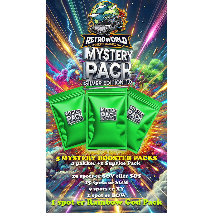 Retro World Mystery Pack Silver Edition 1.0 (51 spots) LIVE STREAM EVENT (Kun 11 igjen)