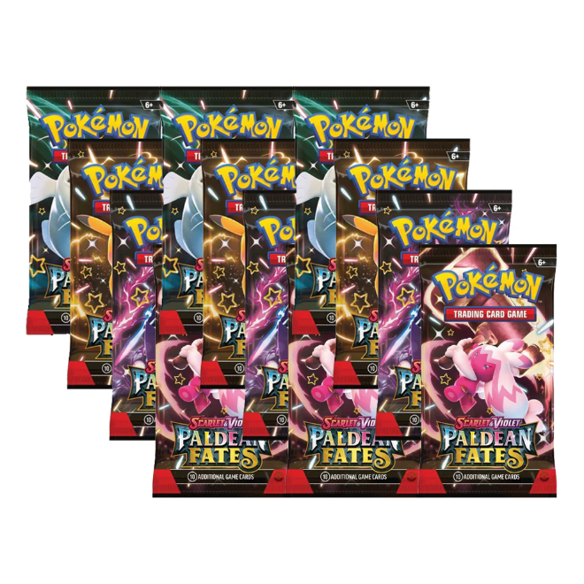 Pokemon - Paldean Fates - 100 Packs Crazy Mathias (Skip the Line)