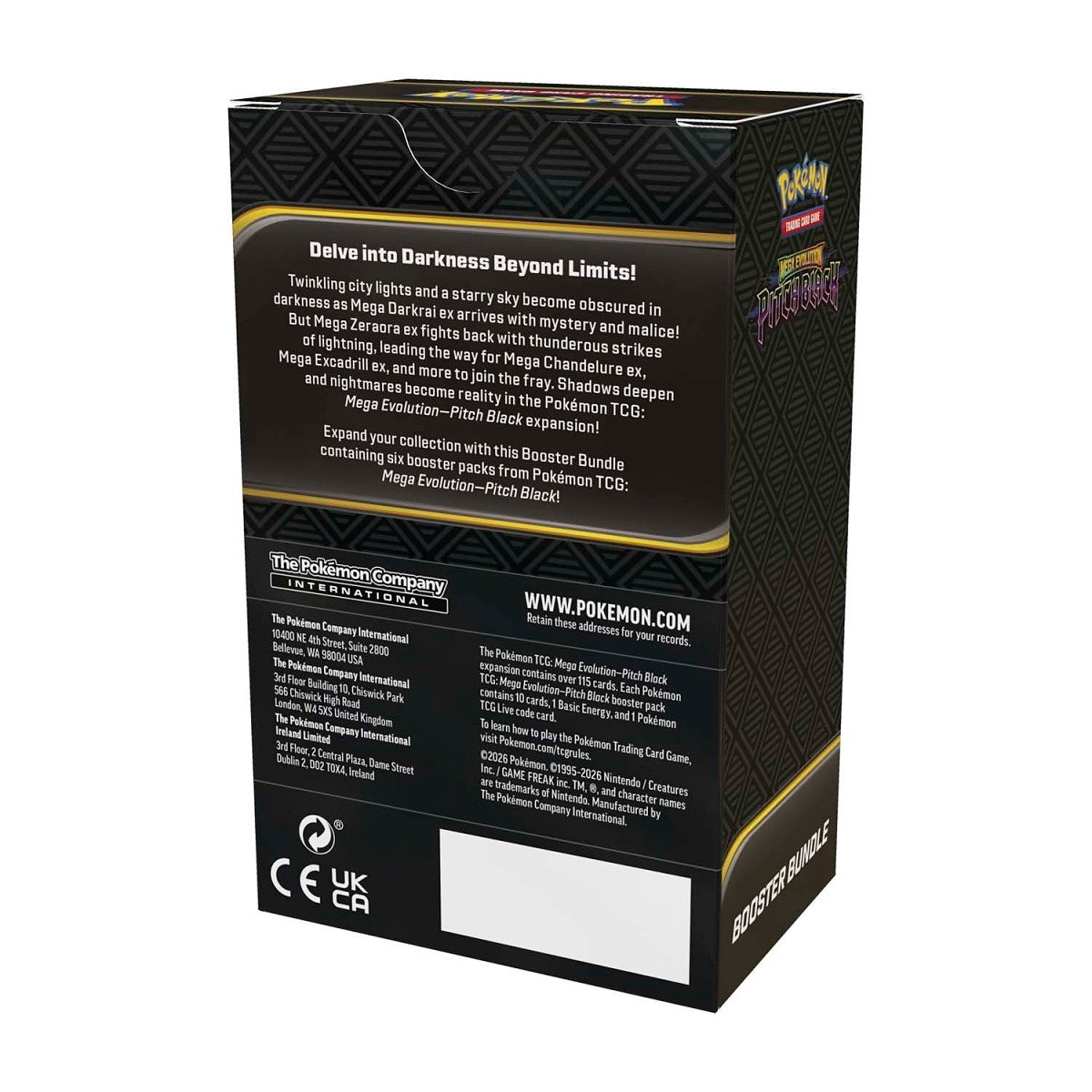 Pokemon - ME05 Mega Evolution Pitch Black - Booster Bundle