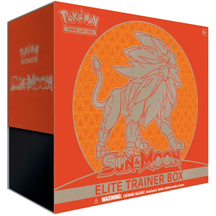 Pokemon - Sun & Moon Base - Elite Trainer Box (ETB) - Tilfeldig farge Rød eller Blå