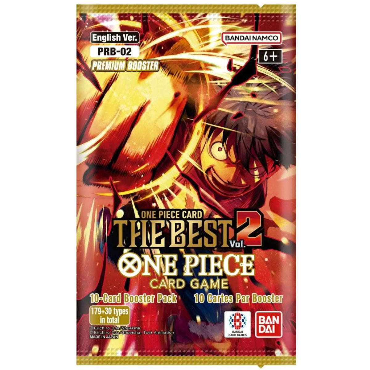 One Piece - PRB-02 The Best Vol. 2 - Engelsk Booster Pack