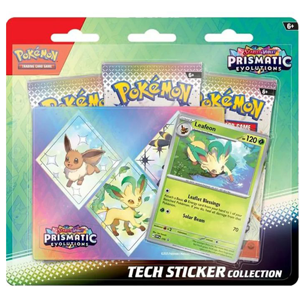 Pokemon - Prismatic Evolutions - Tech Sticker Tilfeldig Promo (Maks 1 per kunde)