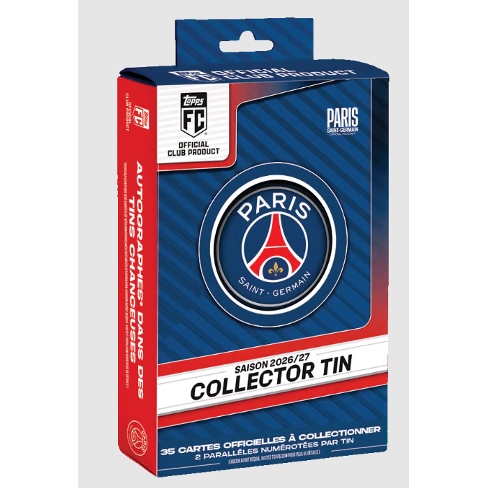 Topps Paris Saint-Germain Collector Tin 2027