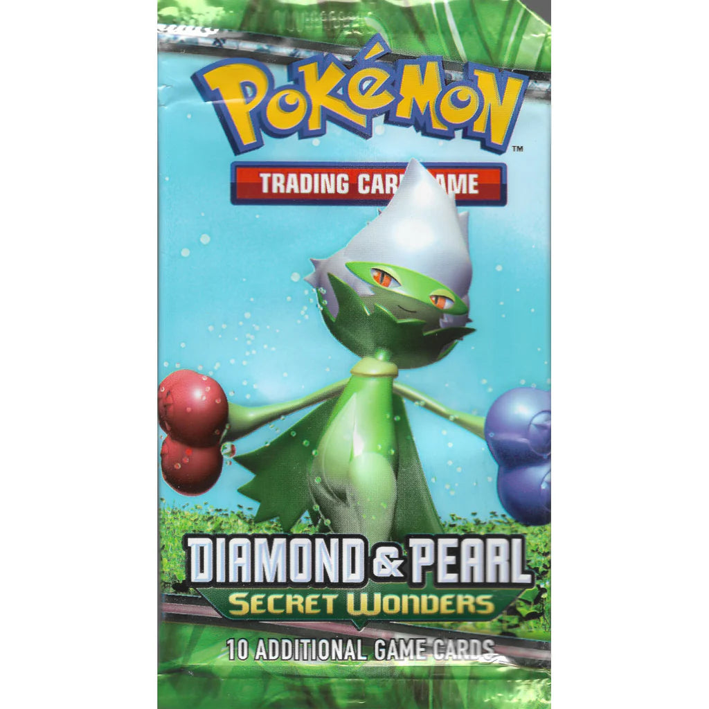 Pokemon - Diamond & Pearl Secret Wonders (2007) - Booster Pack (Roserade art)