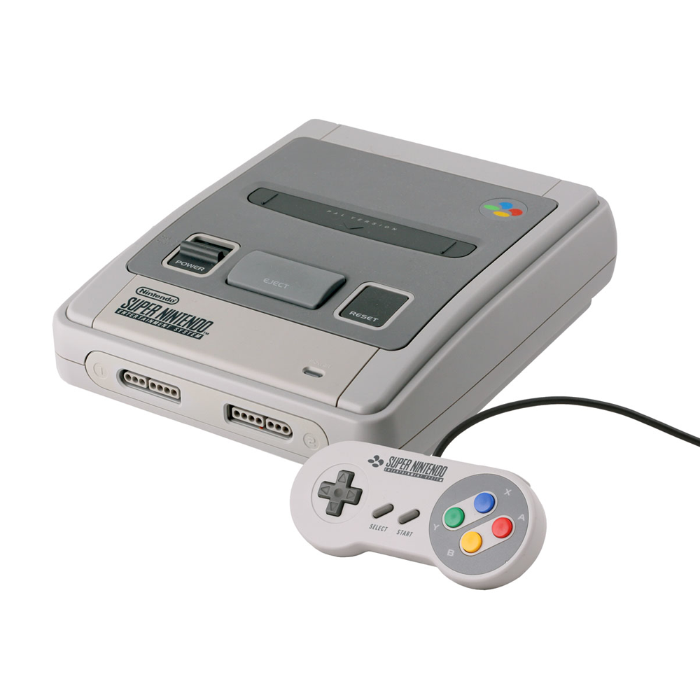 Super Nintendo Entertainment System (SNES) Konsoll (PAL) – Komplett og Renovert