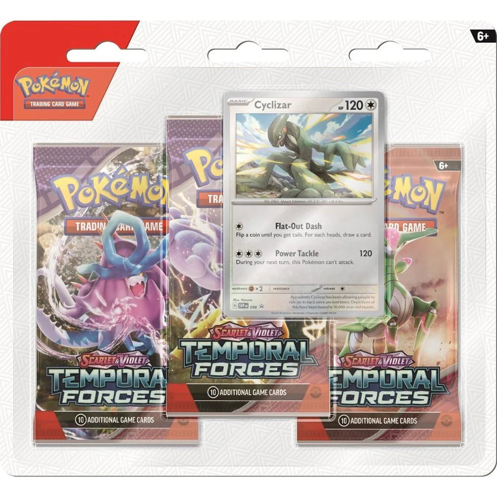 Pokemon - Temporal Forces - 3 Pack Blister