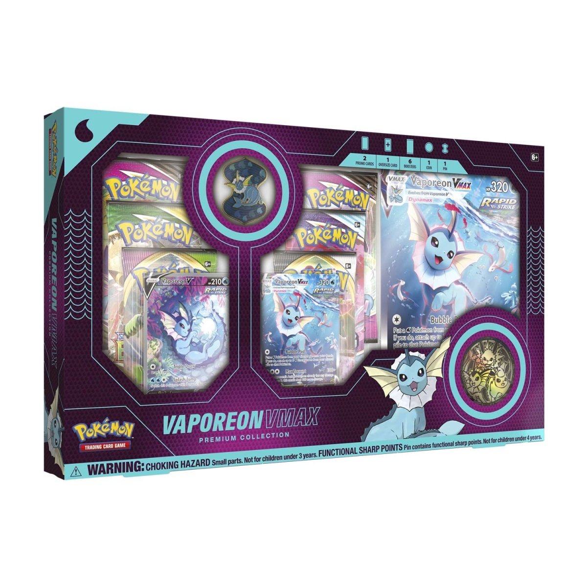 Pokemon - Vaporeon Vmax Premium Collection Box