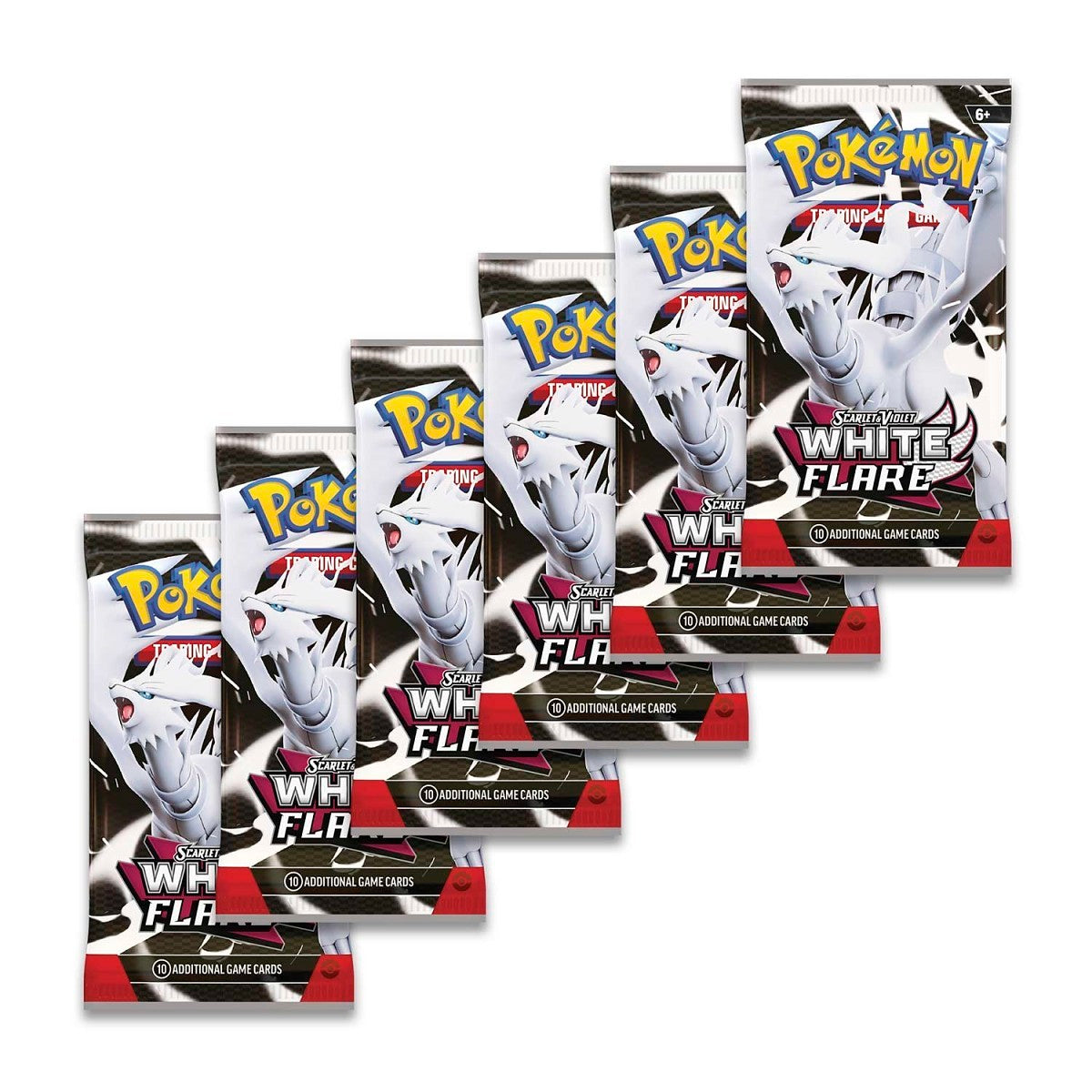 Pokemon - White Flare - 6 Booster Packs Run