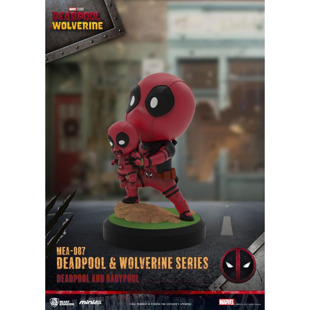 Deadpool 3 Deadpool & Wolverine Series Mini Egg Attack Figures 8 cm Blind Box